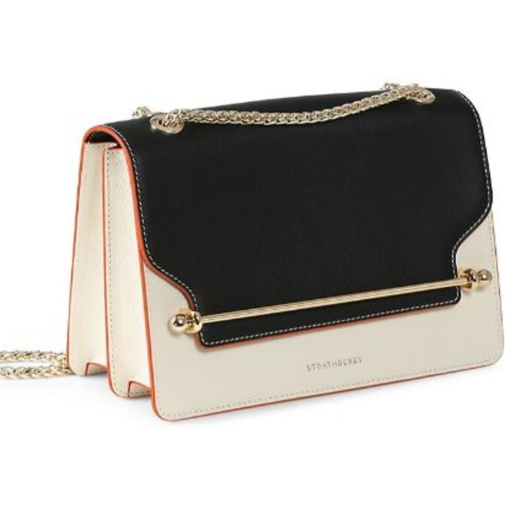 Strathberry East/West Crossbody Leather Bag